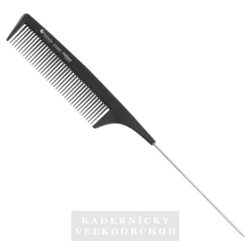 Tupírovací karbónovy hrebeň s hrotom Hairway 22cm